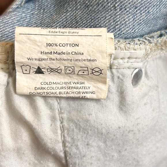 One Teaspoon Chargers Women's Jean Shorts - Picture 9 of 12